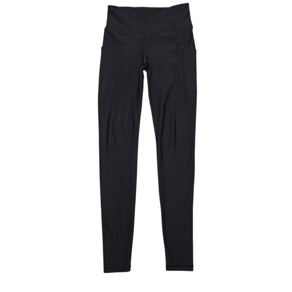 Old Navy Leggings Womens Small Black Active Powersoft High Rise Go Dry Pockets - Picture 1 of 12